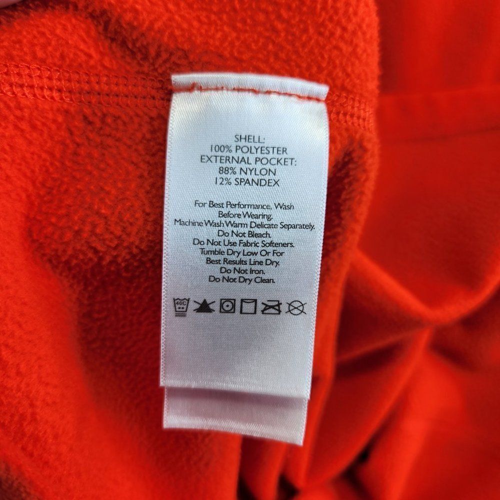 Eddie Bauer First Ascent Pullover Womens PL Red Fleece Hiking Climbing Gorpcore - Picture 11 of 14
